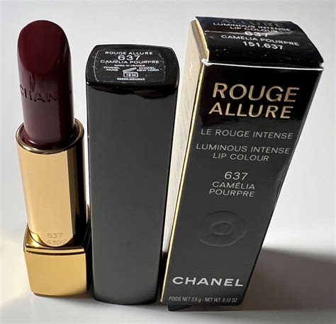 chanel rouge allure camelia 637